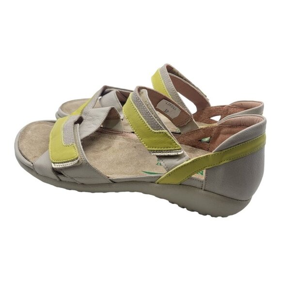 Naot Shoes Womens Size 37 Multicolor Karawa Leather Adjustable Sandals Casual - Picture 6 of 11